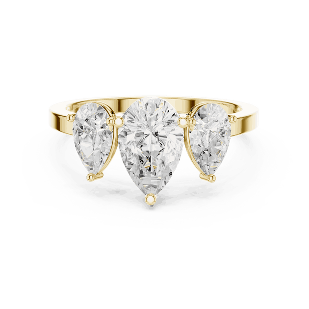 Oval Diamond Toi Et Moi Engagement Ring Rose Gold 18K | Lab Grown | Driona Jewels