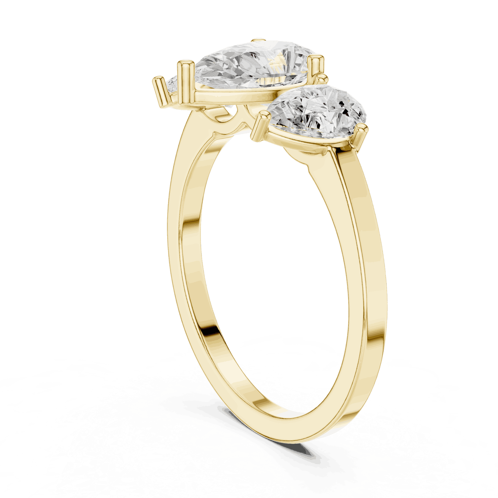 Oval Diamond Toi Et Moi Engagement Ring Rose Gold 18K | Lab Grown | Driona Jewels