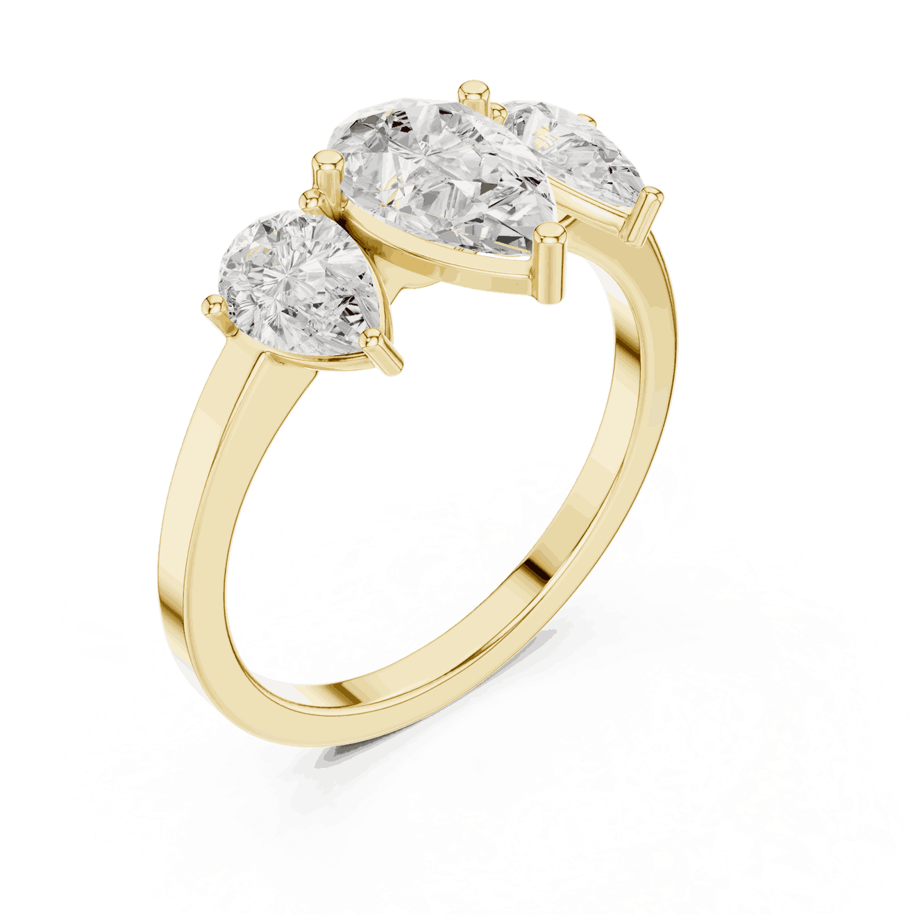 Oval Diamond Toi Et Moi Engagement Ring Rose Gold 18K | Lab Grown | Driona Jewels