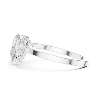 Oval Diamond Toi Et Moi Engagement Ring Rose Gold 18K | Lab Grown | Driona Jewels