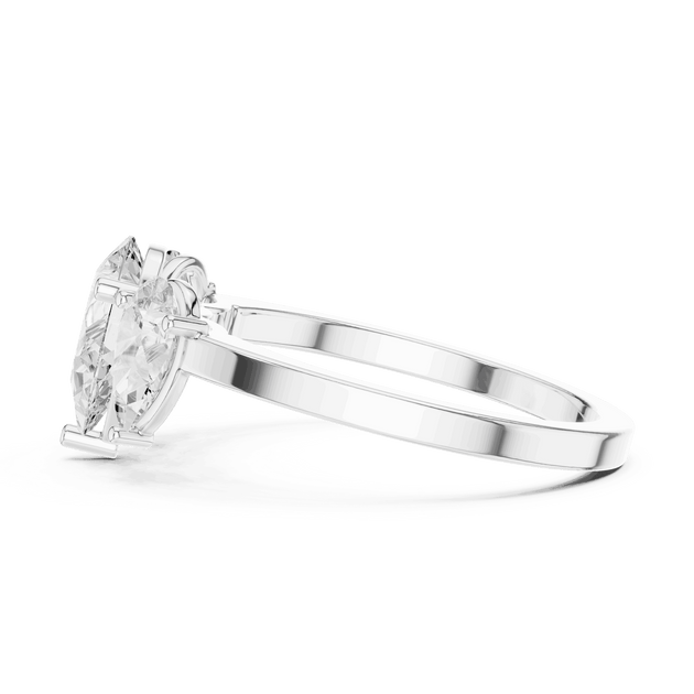 Oval Diamond Toi Et Moi Engagement Ring Rose Gold 18K | Lab Grown | Driona Jewels