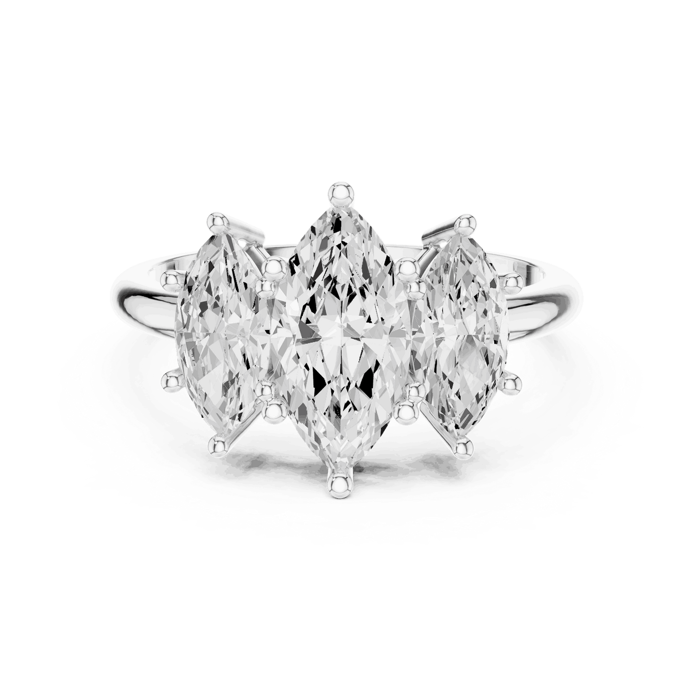 Oval Diamond Toi Et Moi Pear Engagement Ring Rose Gold 18K | Lab Grown | Driona Jewels