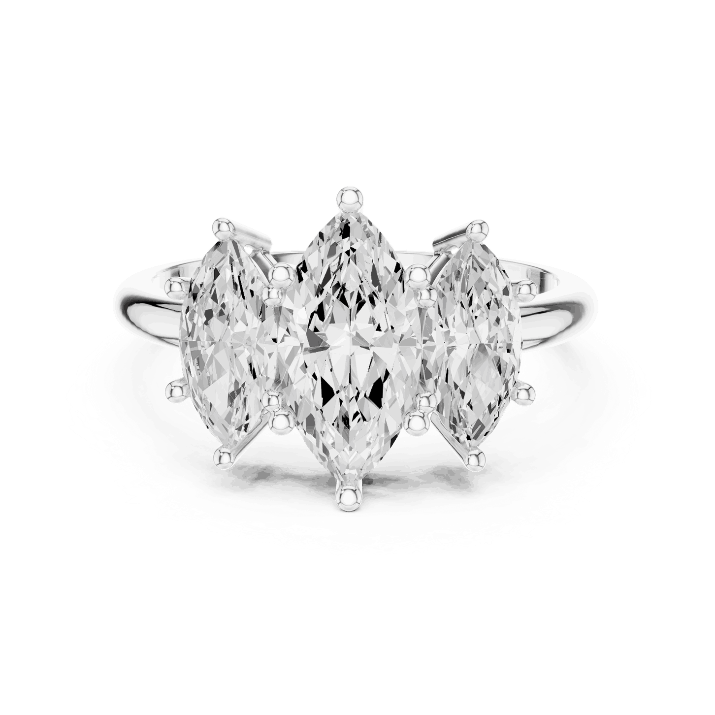 Oval Diamond Toi Et Moi Pear Engagement Ring Rose Gold 18K | Lab Grown | Driona Jewels