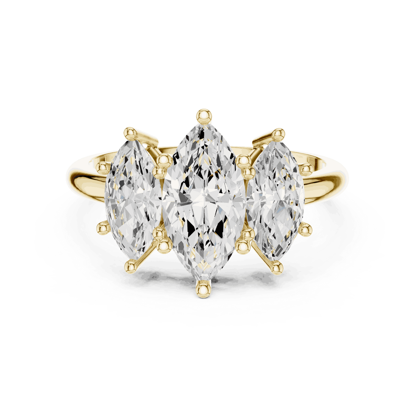 Oval Diamond Toi Et Moi Pear Engagement Ring Rose Gold 18K | Lab Grown | Driona Jewels