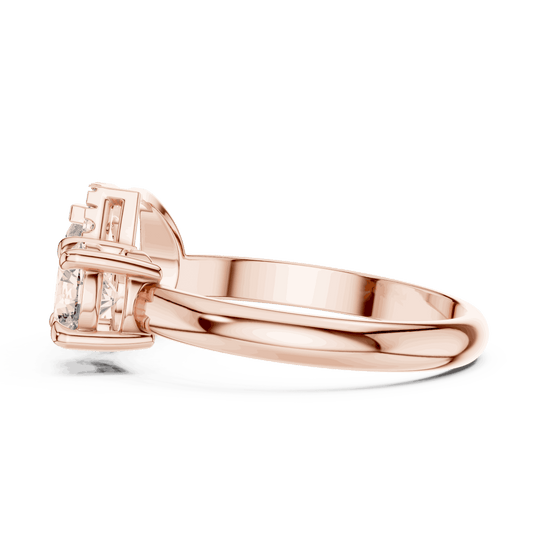 Driona Jewels Toi Et Moi Diamond Ring | Pear & Round Engagement Ring