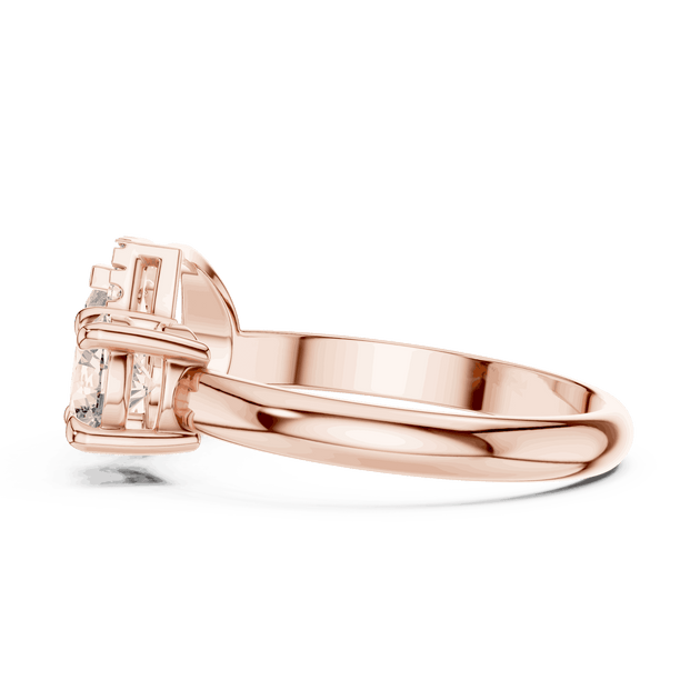 Driona Jewels Toi Et Moi Diamond Ring | Pear & Round Engagement Ring