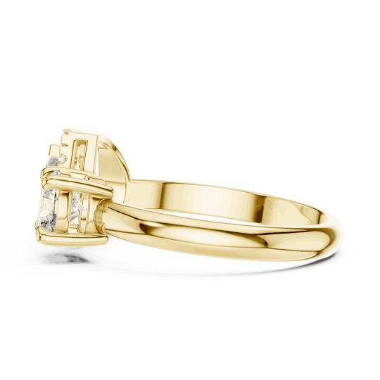 Driona Jewels Toi Et Moi Diamond Ring | Pear & Round Engagement Ring