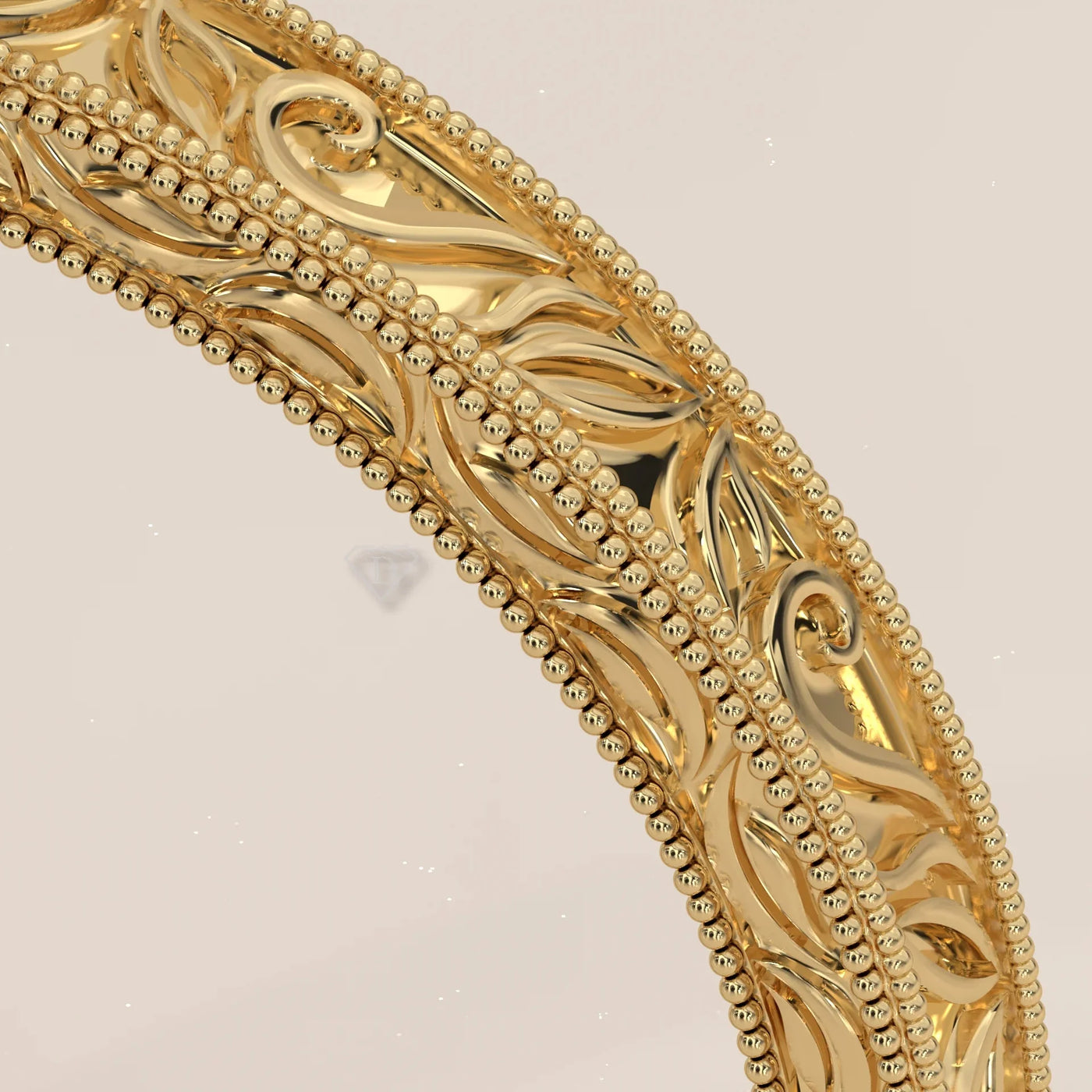Close-Up: Pear Diamond Ring with Solitaire Setting in Yellow Gold – Lab Grown – Driona Jewels