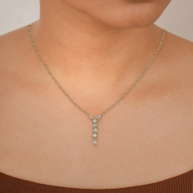 pendant diamond gold 14k front