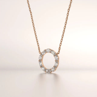 pendant diamond rose gold base front