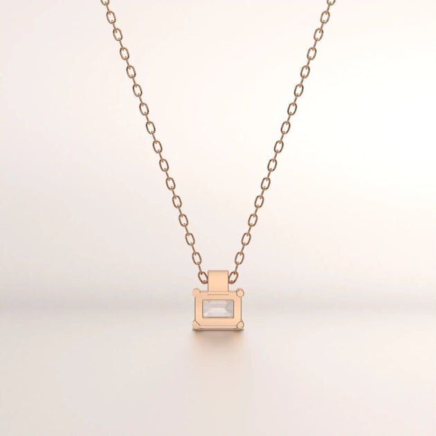 pendant gemstone gemstone rose gold base front