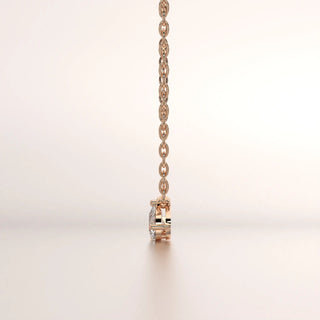 pendant solitaire diamond rose gold unknown front