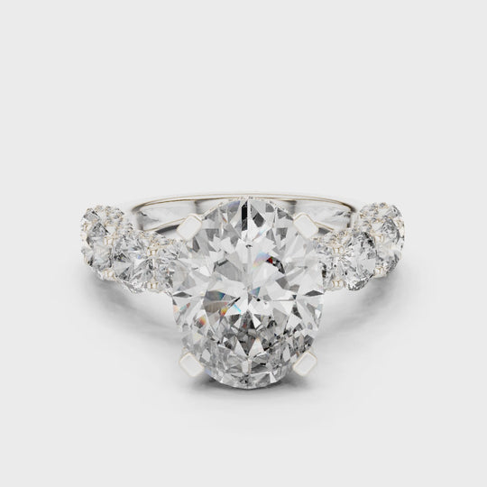 rosegold-whitegold-yellowgold-18k-diamond-halo-floralcluster-engagement-ring-360view-luxury