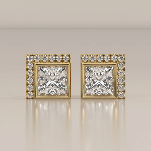 Halo Stud Earrings