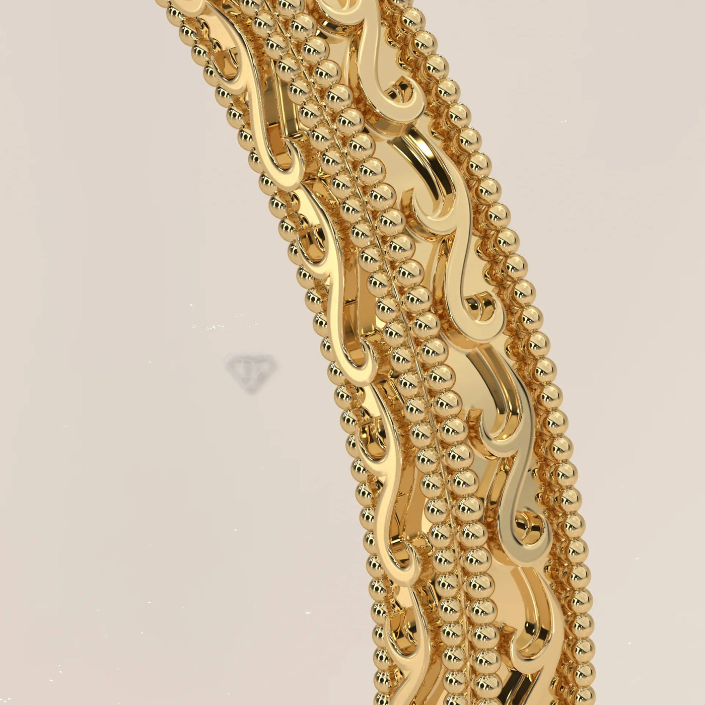 Angle View: Radiant Diamond Engagement Ring with Prong Setting in Yellow Gold – Lab Grown – Driona Jewels
