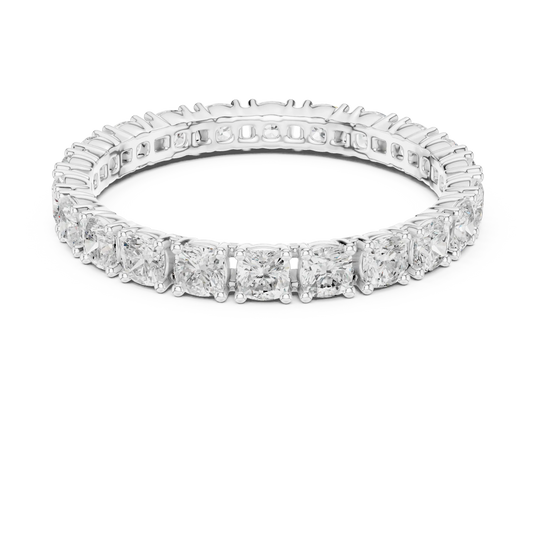Driona Jewels Round Diamond Full Eternity Ring | Moissanite Solid Gold
