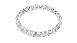 Top View: Round Diamond Ring with Pave Setting in 14k White Gold - Lab Grown - Driona Jewels