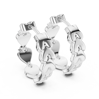 Three-quarter View: Round Diamond Ring with Solitaire Setting in 925 Silver - Lab Grown - Driona Jewels