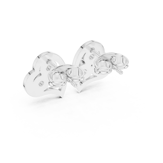 Three-quarter View: Round Diamond Ring with Solitaire Setting in 14k White Gold - Lab Grown - Driona Jewels