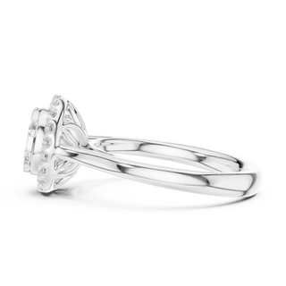 Round Diamond Halo Engagement Ring Rose Gold 18K | Lab Grown | Driona Jewels