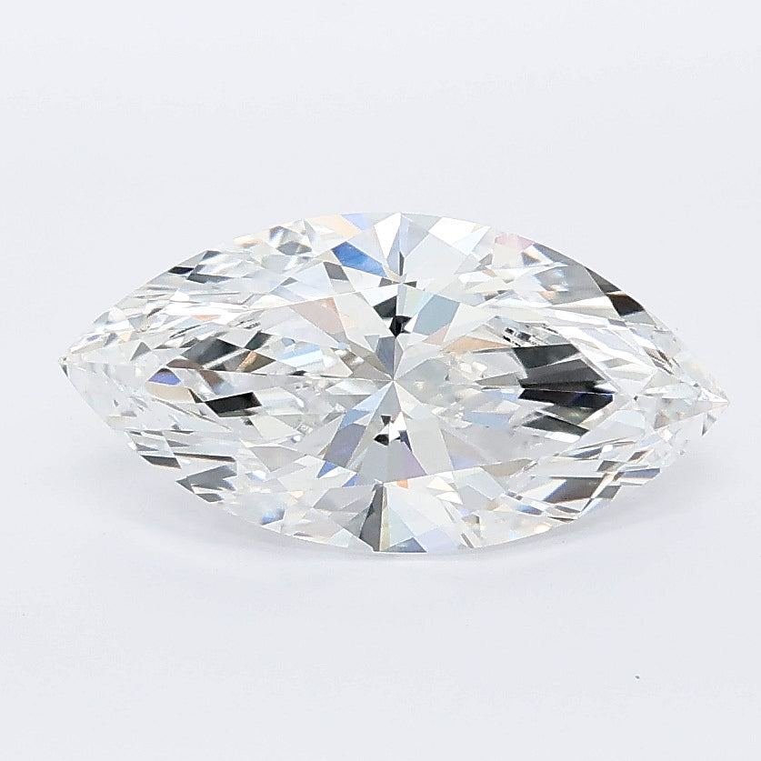 1.58 carat marquise lab grown diamond D color VVS1 clarity