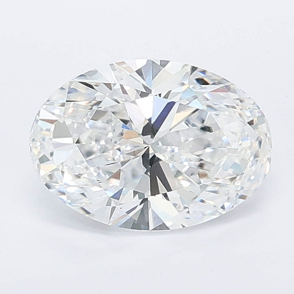 1.02 carat oval lab grown diamond D color VVS2 clarity