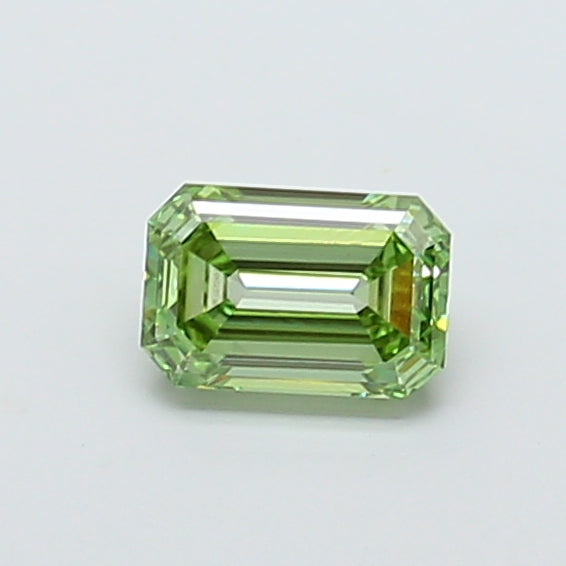 1.04 carat fancy vivid green emerald lab grown diamond VS1 clarity