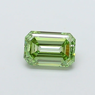 1.04 carat fancy vivid green emerald lab grown diamond VS1 clarity