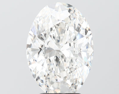 4.50 carat oval lab grown diamond F color VS1 clarity