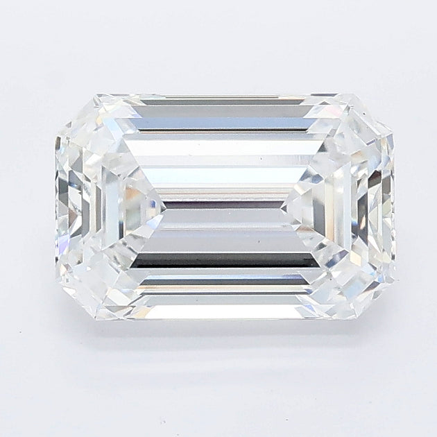 2.04 carat emerald lab grown diamond D color VS1 clarity