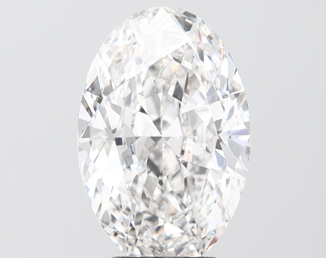 4.02 carat oval lab grown diamond E color VS1 clarity