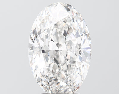 4.02 carat oval lab grown diamond E color VS1 clarity