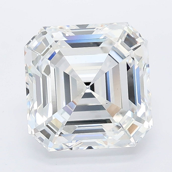 3.08 carat asscher lab grown diamond D color VS1 clarity