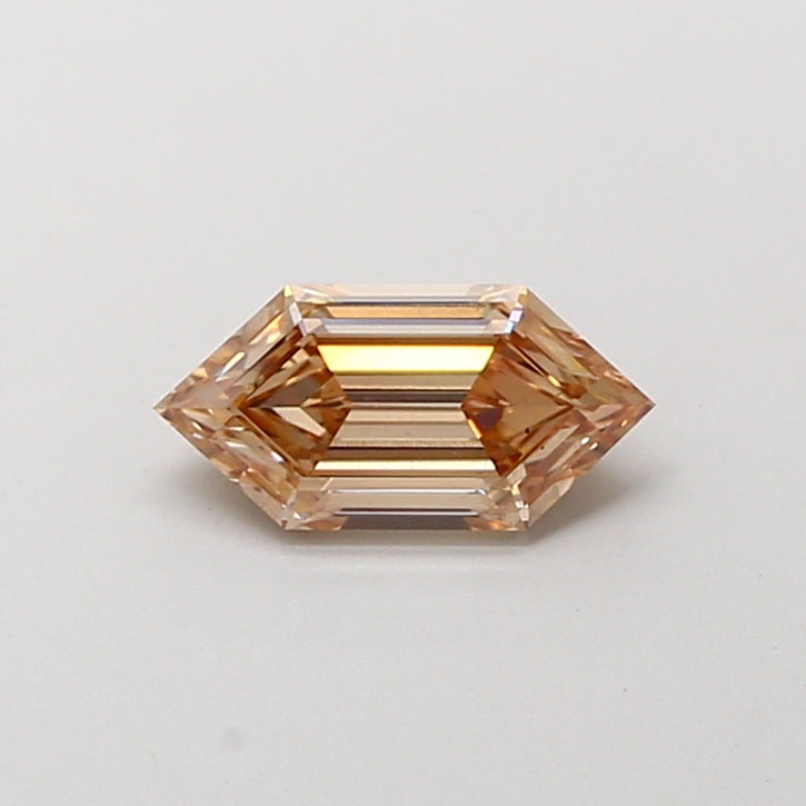 1.09 carat fancy light brown dutch marquise lab grown diamond VS2 clarity