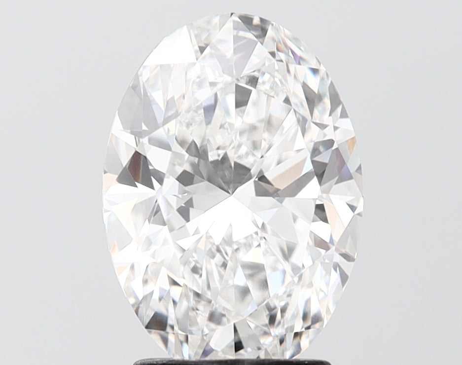 2.74 carat oval lab grown diamond F color VS1 clarity