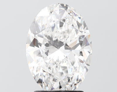 2.74 carat oval lab grown diamond F color VS1 clarity