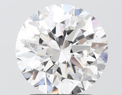 2.50 carat round lab grown diamond F color VS2 clarity