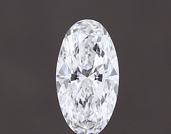 0.81 carat moval lab grown diamond E color VVS1 clarity