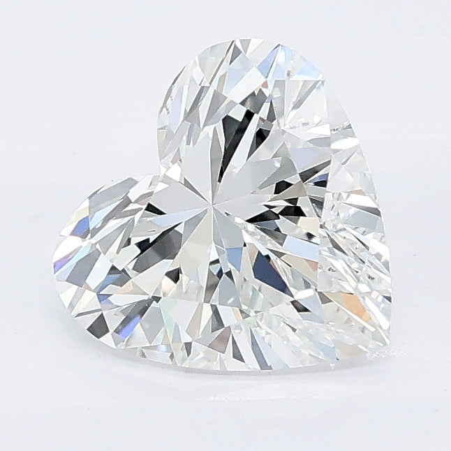 1.59 carat heart lab grown diamond E color VVS2 clarity