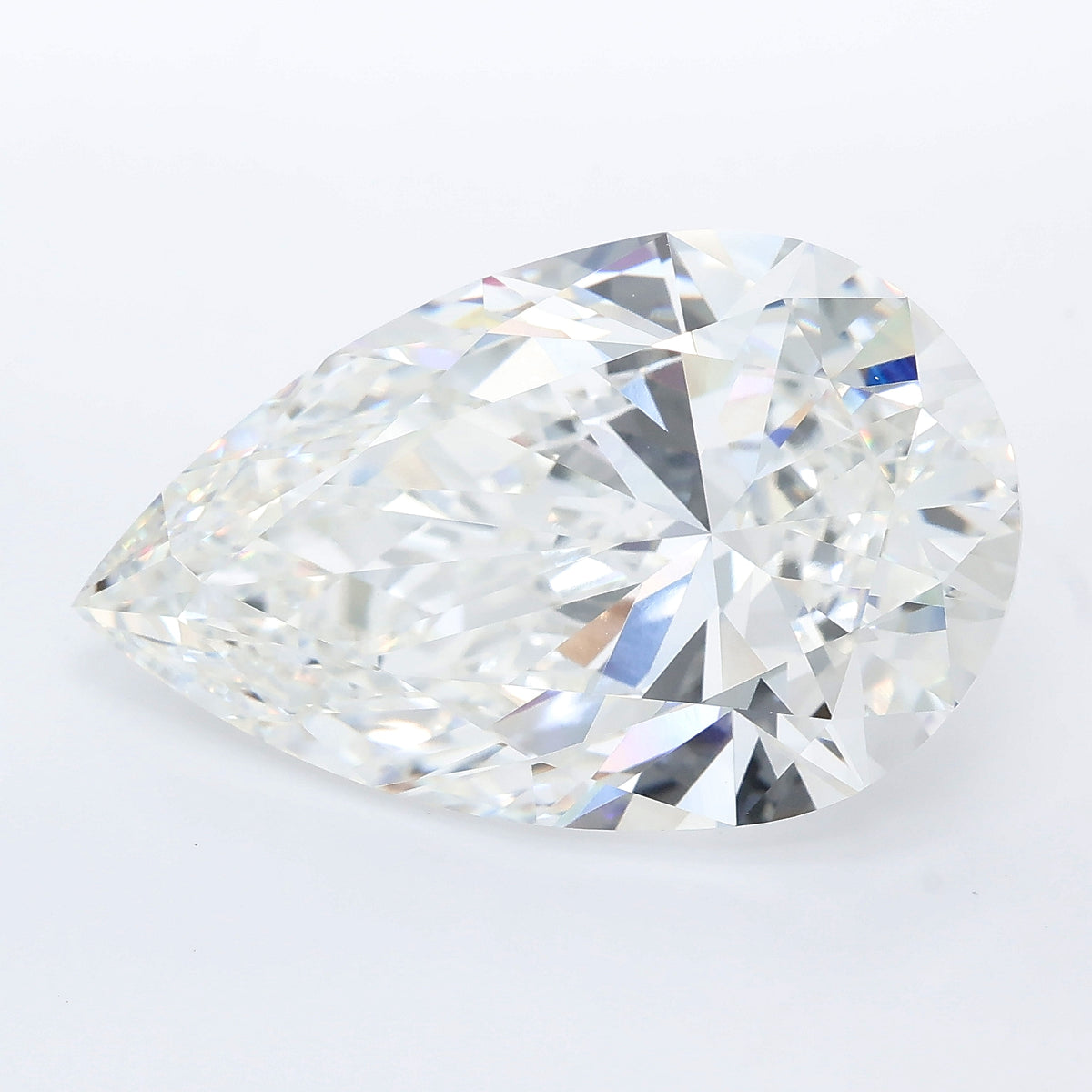 11.07 carat pear lab grown diamond F color VVS2 clarity