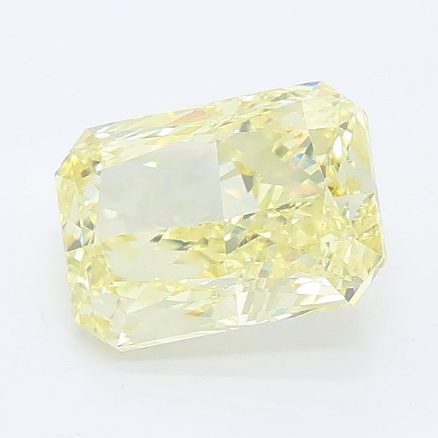 1.43 carat fancy intense yellow radiant lab grown diamond VVS2 clarity