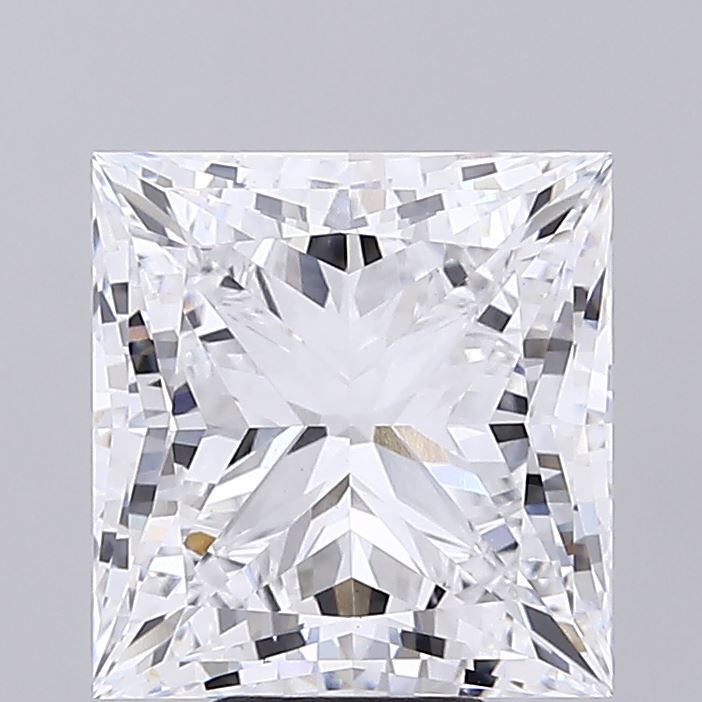8.53 carat princess lab grown diamond D color VVS2 clarity