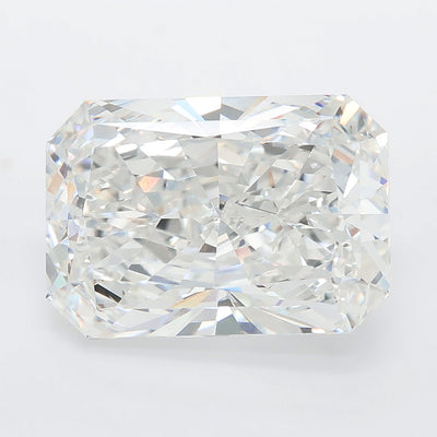 7.02 carat radiant lab grown diamond E color VVS2 clarity