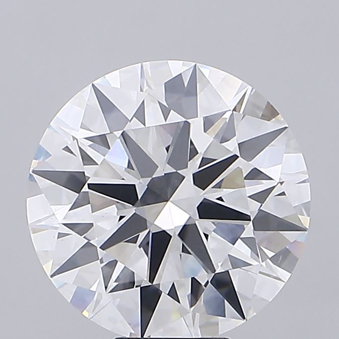 10.02 carat round lab grown diamond E color VVS2 clarity