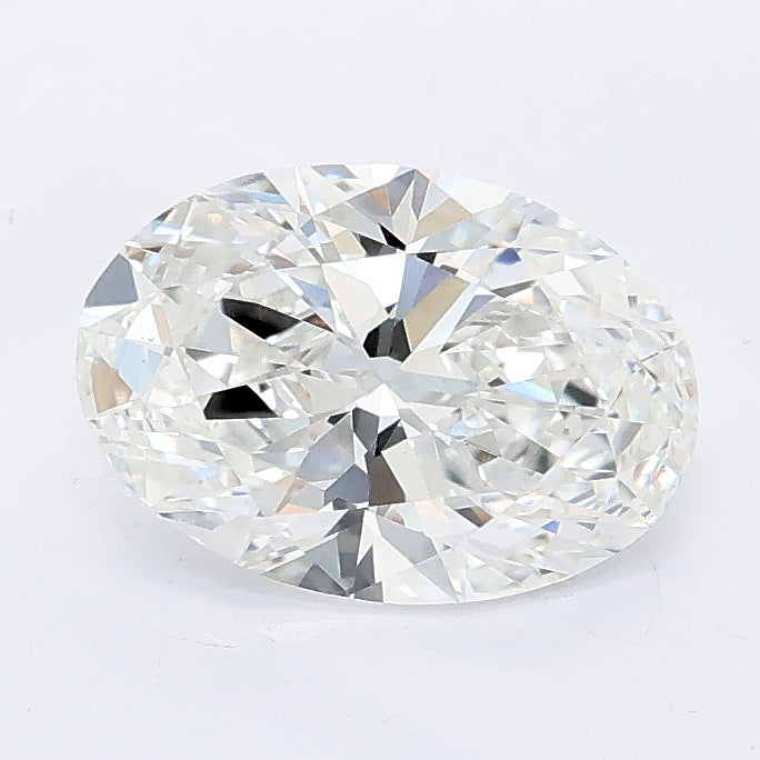1.51 carat oval lab grown diamond F color VS1 clarity