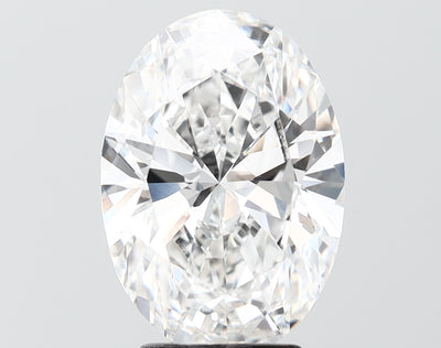 4.00 carat oval lab grown diamond E color VVS2 clarity