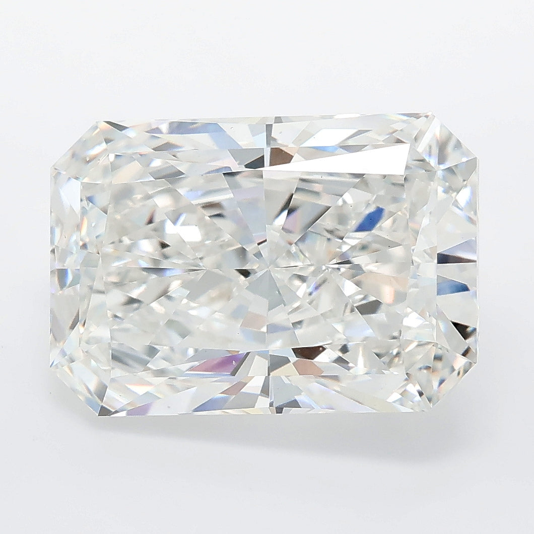 7.07 carat radiant lab grown diamond F color VS1 clarity
