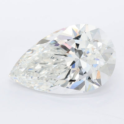 7.05 carat pear lab grown diamond F color VVS2 clarity