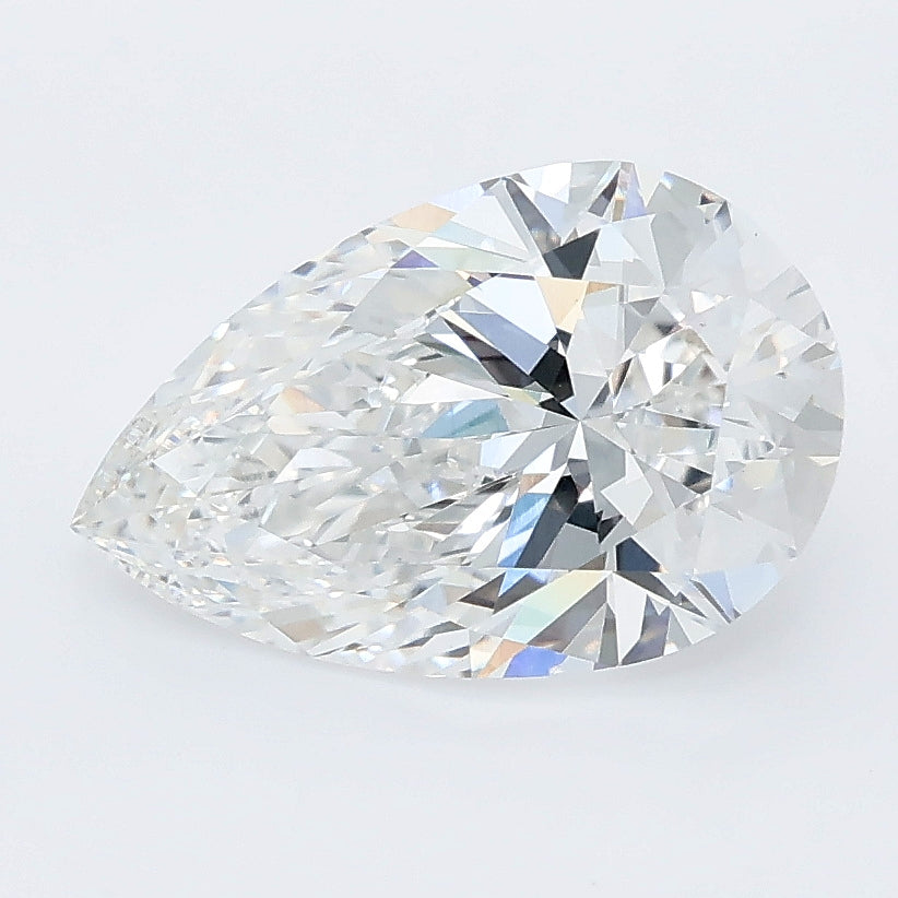 2.29 carat pear lab grown diamond E color VVS2 clarity