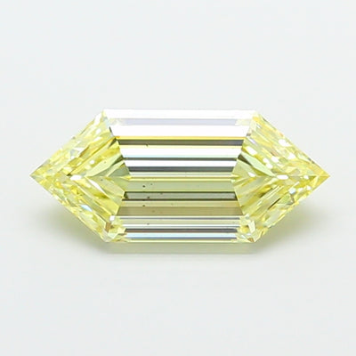 3.01 carat fancy yellow dutch marquise lab grown diamond VS2 clarity